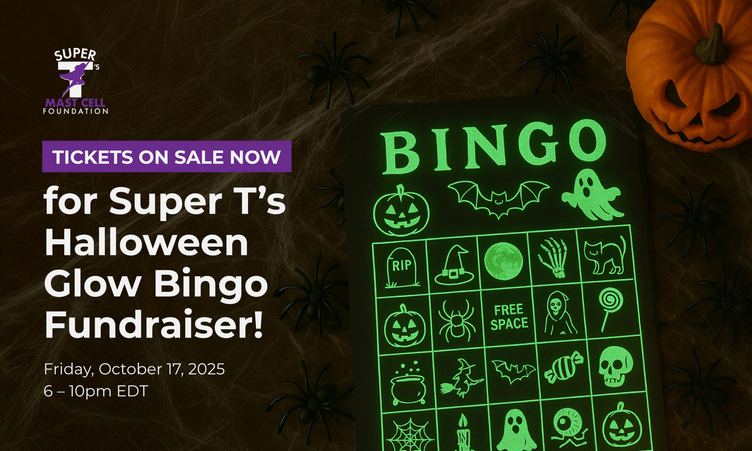 Super T's Halloween Glow Bingo Fundraiser